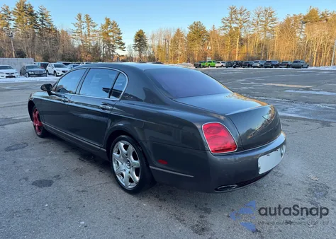 2008 Bentley Continental Flying Spur из США, поврежденный, VIN SCBBR93W48C052621